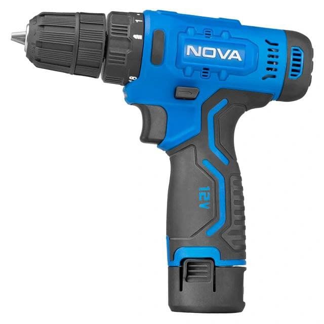 دریل پیچ گوشتی شارژِی 10 میلیمتری لیتوم 12 ولت نووا NOVA مدل 7715