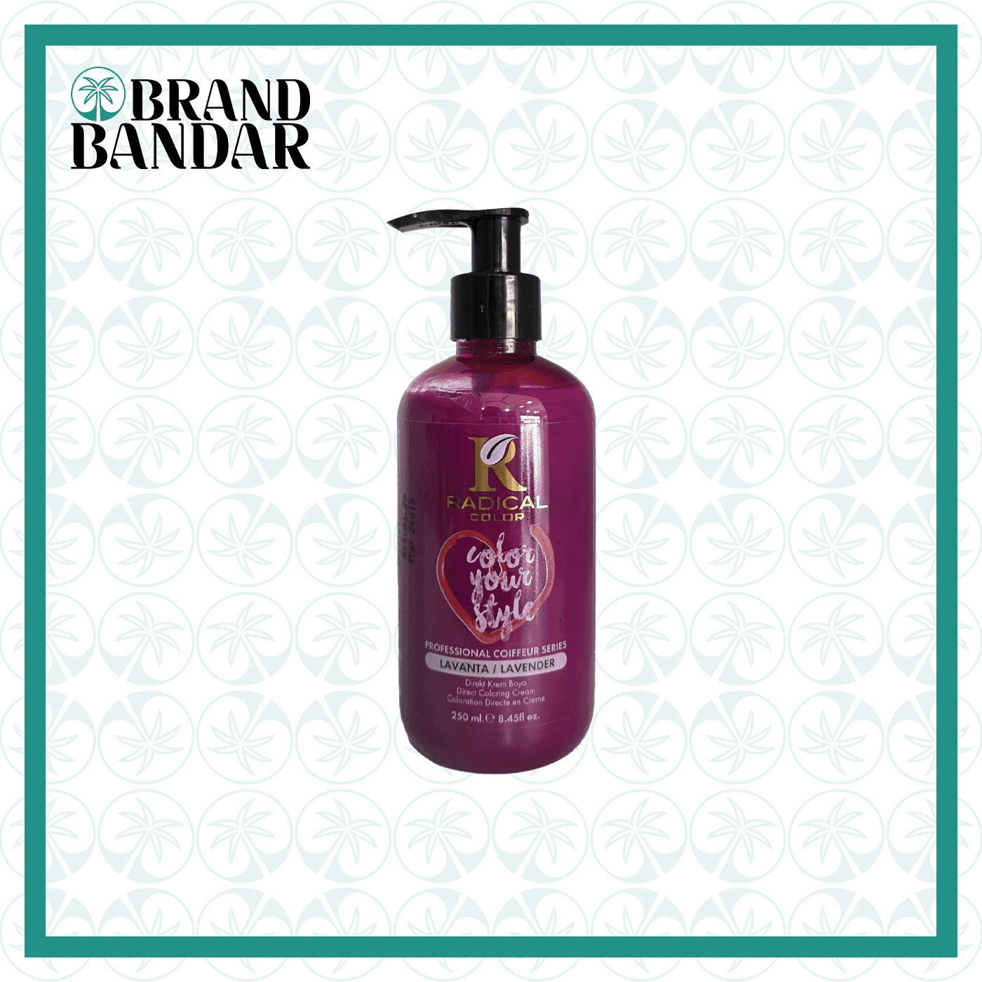شامپو رنگ مو بنفش کمرنگ رادیکال کالر Radical Color Lavender Hair Color