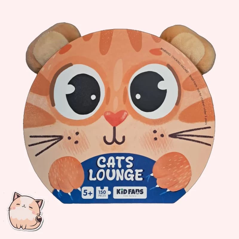 پازل 150 تکه مدل گربه KID FANS CATS LOUNGE کد KS2407