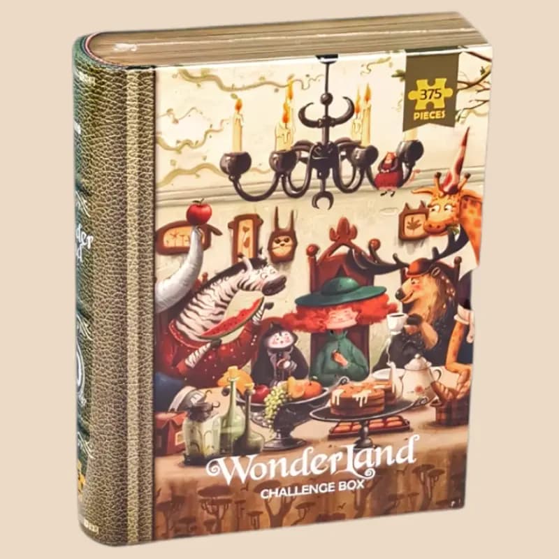 پازل کودک KID FANS مدل میز شام Wonder Land GOODBYE DINNER کد KS2421 — تصویر ۲