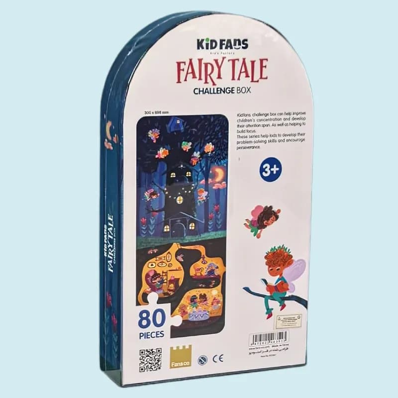 پازل کودک 80 تکه مدل پری KID FANS FAIRY TALE کد KS2441 — تصویر ۳