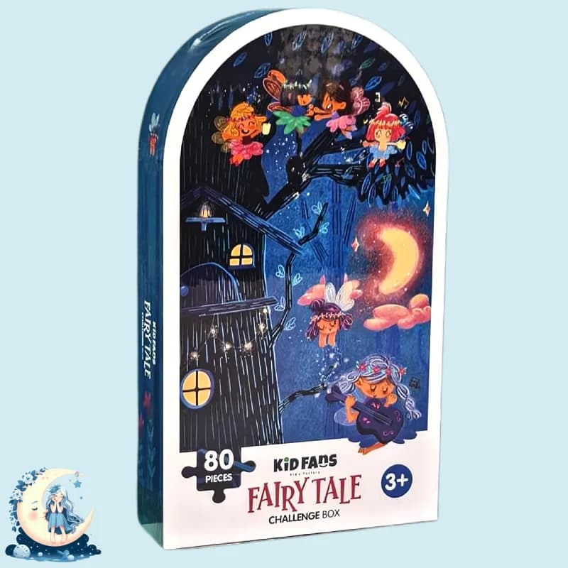 پازل کودک 80 تکه مدل پری KID FANS FAIRY TALE کد KS2441