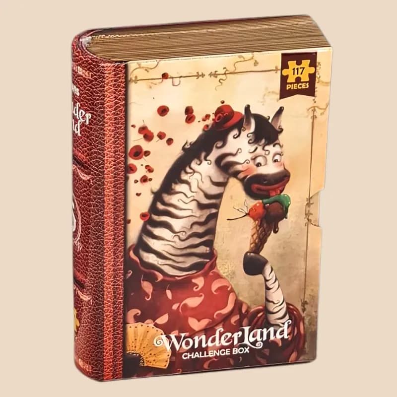 پازل کودک KID FANS مدل گورخر Wonder Land ZEBRA کد KS2428