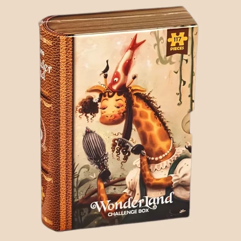 پازل کودک KID FANS مدل زرافه Wonder Land GIRAFFE کد KS2427 — تصویر ۲