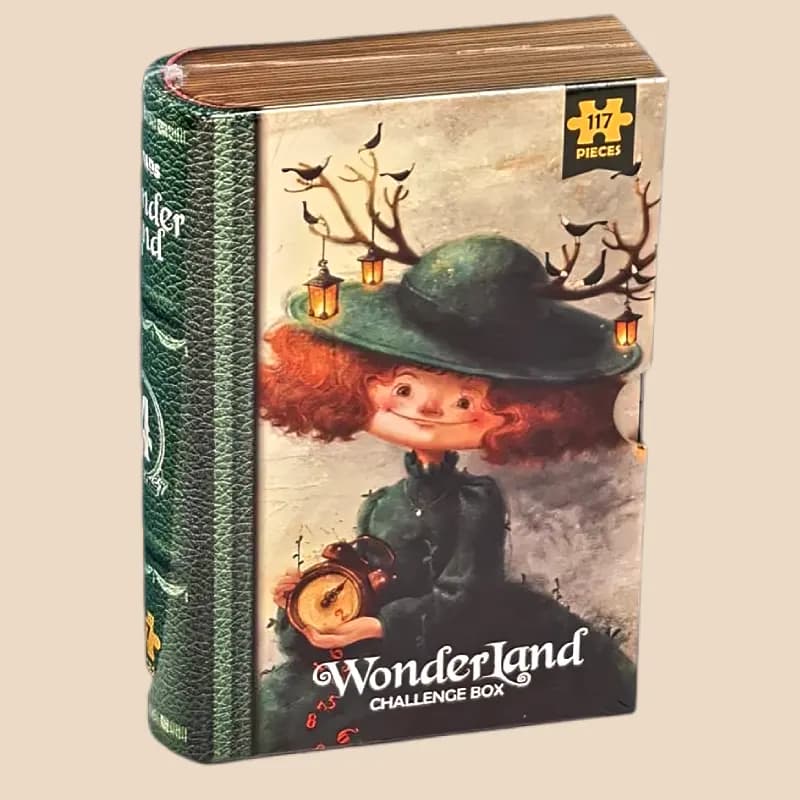 پازل کودک KID FANS مدل دختر Wonder Land RED HAIRED GIRL کد KS2424 — تصویر ۲
