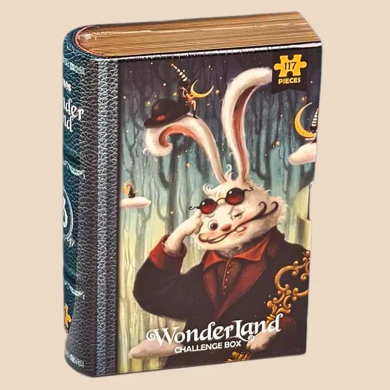 پازل کودک KID FANS مدل خرگوش Wonder Land RABBIT کد KS2429 — تصویر ۲