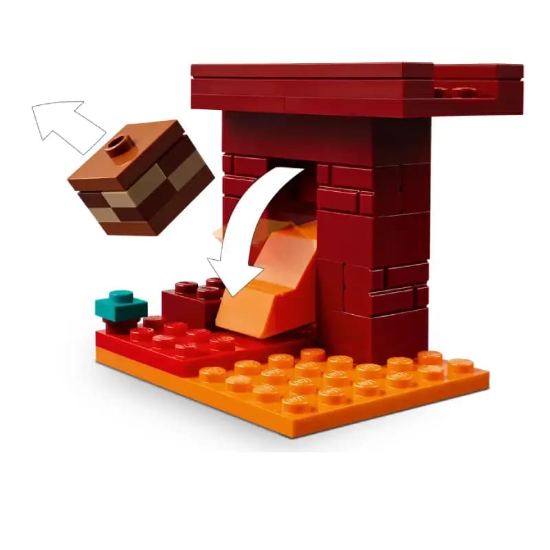 لگو The Nether Lava Battle سری ماینکرفت کد 21266 — تصویر ۴