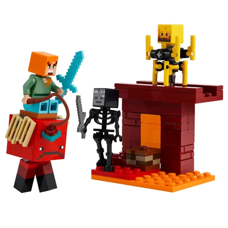 لگو The Nether Lava Battle سری ماینکرفت کد 21266 — تصویر ۸