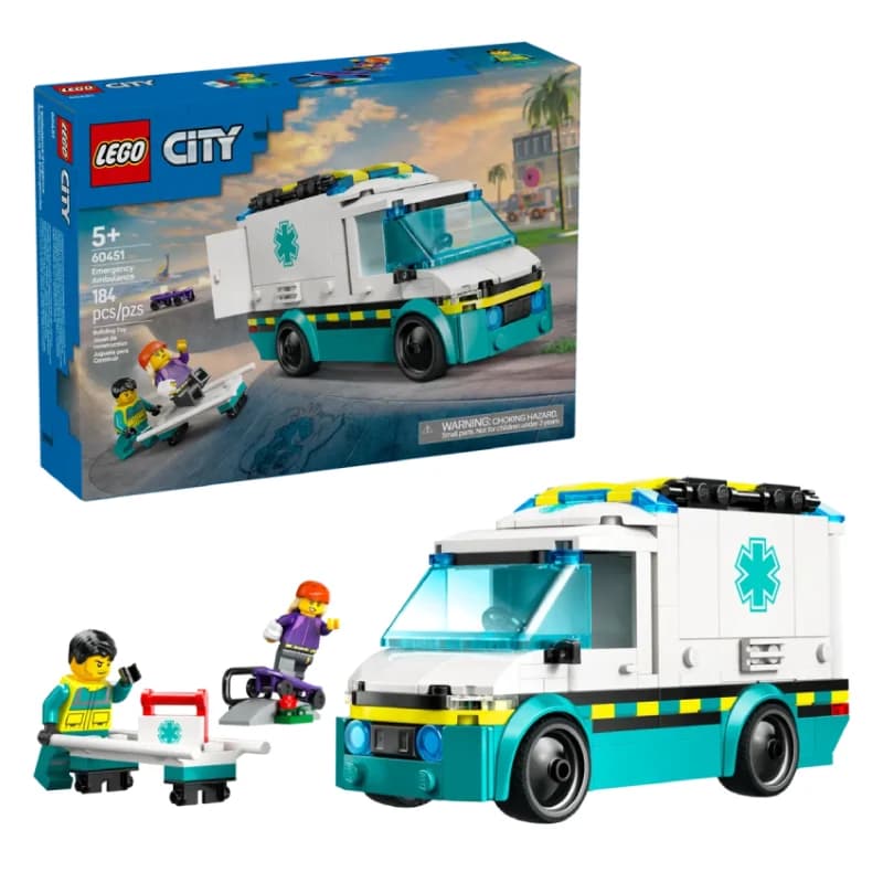 لگو Emergency Ambulance سری سیتی کد 60451