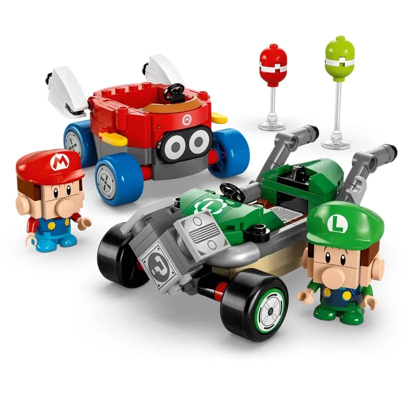 لگو Mario Kart™ – Baby Mario vs. Baby Luigi سری سوپر ماریو کد 72034 — تصویر ۷