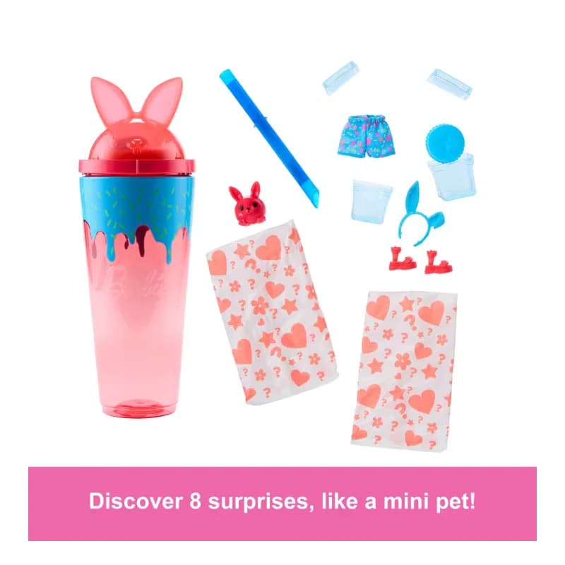 عروسک باربی سورپرایزی مدل Barbie Pop Reveal Shakes با تم Bright Bunny — تصویر ۶
