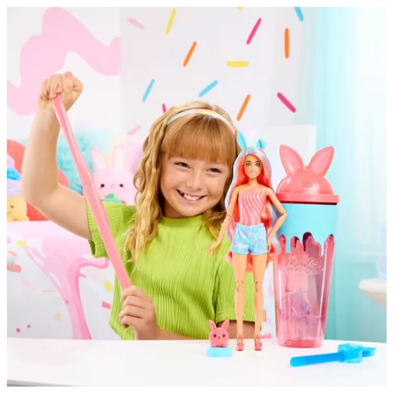 عروسک باربی سورپرایزی مدل Barbie Pop Reveal Shakes با تم Bright Bunny — تصویر ۵