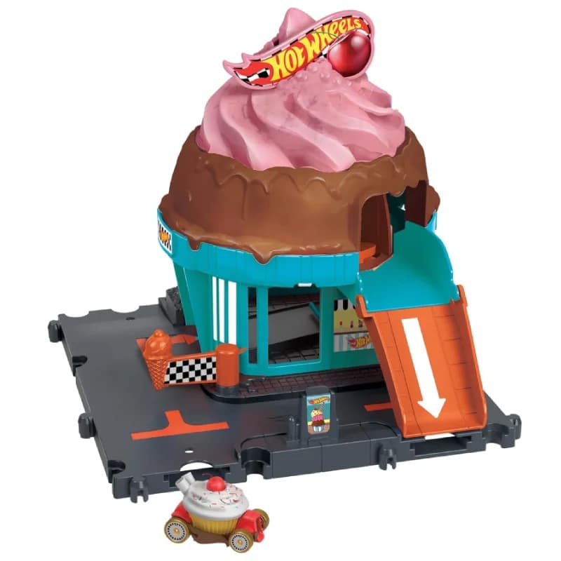 ست پیست هات ویلز مدل Hot Wheels Ice Cream Shop