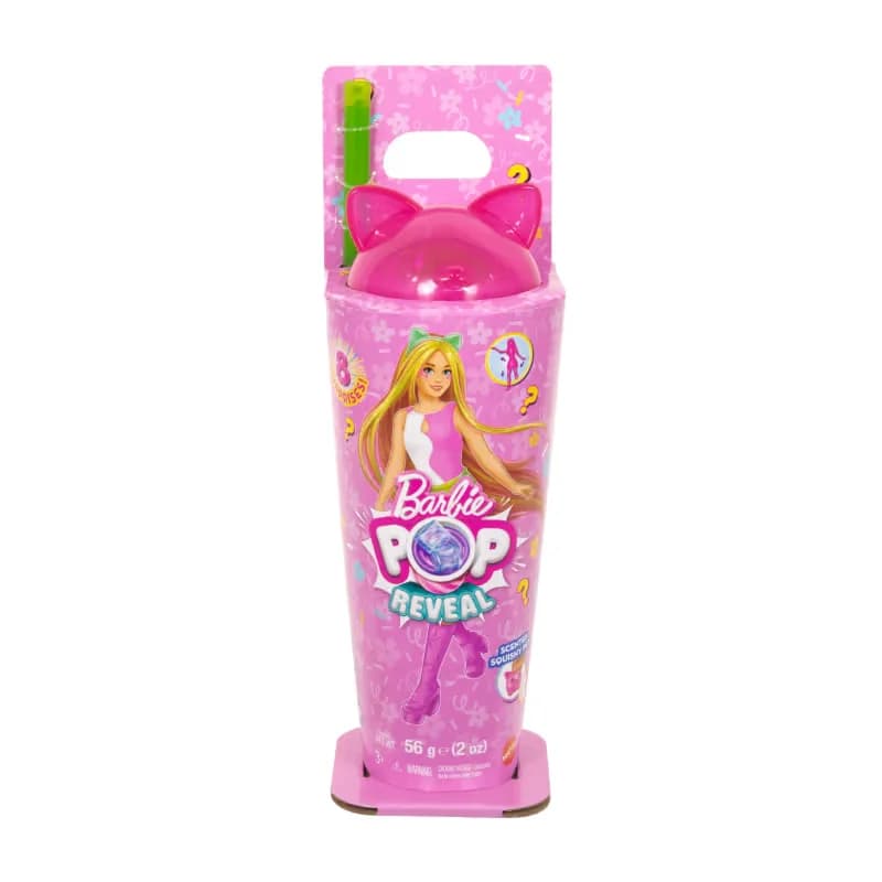 عروسک باربی سورپرایزی مدل Barbie Pop Reveal Shakes با تم Cute Kitten — تصویر ۴