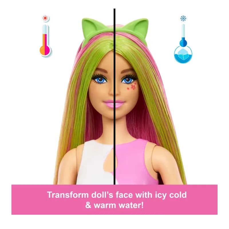عروسک باربی سورپرایزی مدل Barbie Pop Reveal Shakes با تم Cute Kitten — تصویر ۵