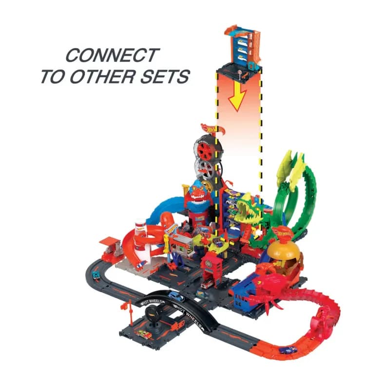 پیست هات ویلز مدل Hot Wheels City Downtown Car Park — تصویر ۶