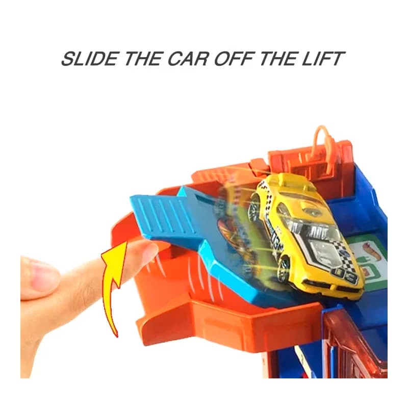 پیست هات ویلز مدل Hot Wheels City Downtown Car Park — تصویر ۳