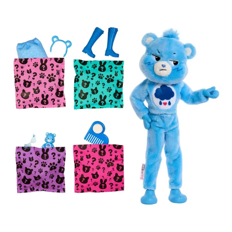 عروسک باربی سورپرایزی مدل barbie cutie reveal با تم care bears — تصویر ۵