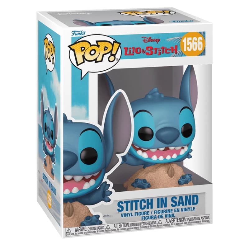 فیگور فانکو پاپ استیچ مدل Lilo and Stitch – Stitch in Sand — تصویر ۲