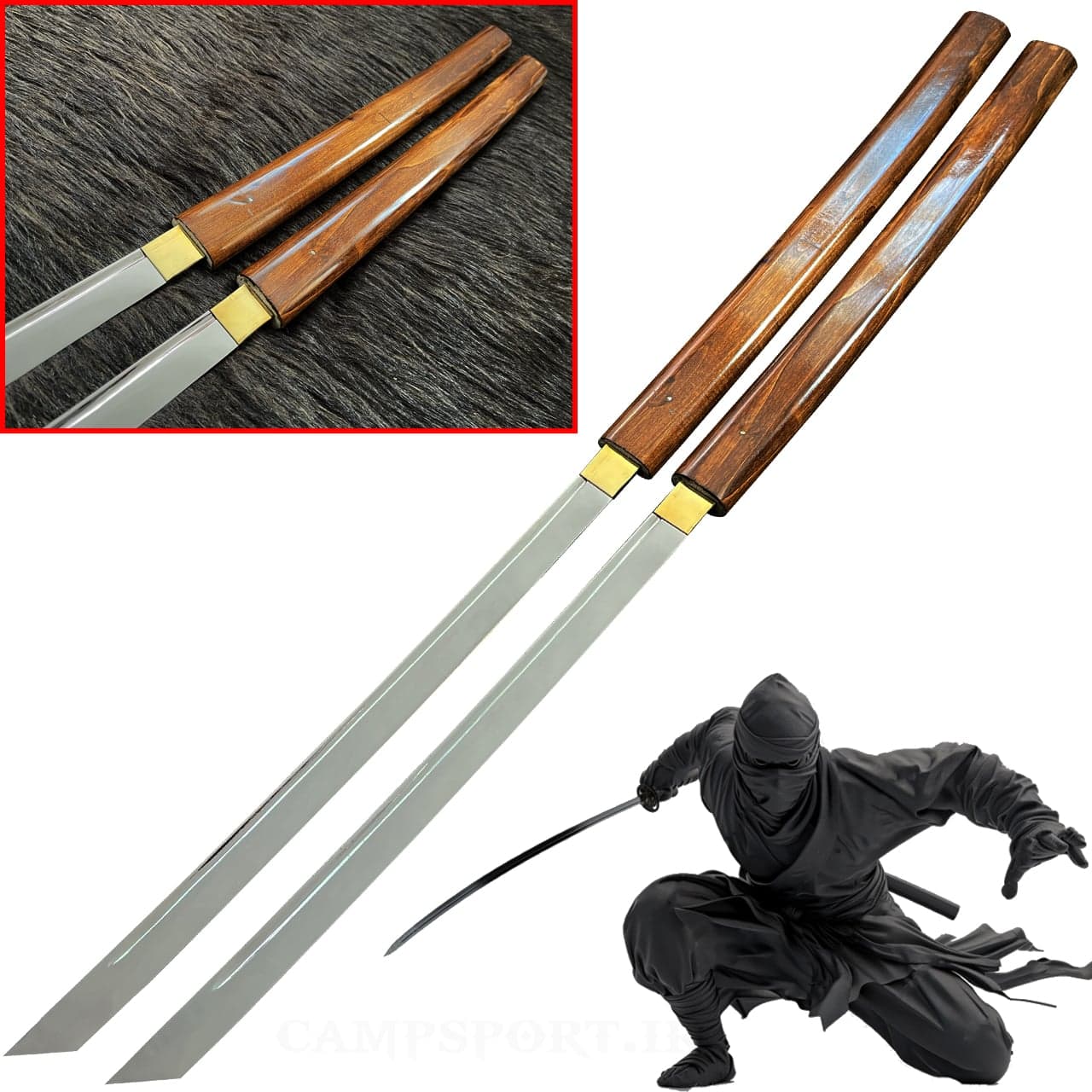 شمشیر ۲عددی مخفی نینجا NINJA-SWORD