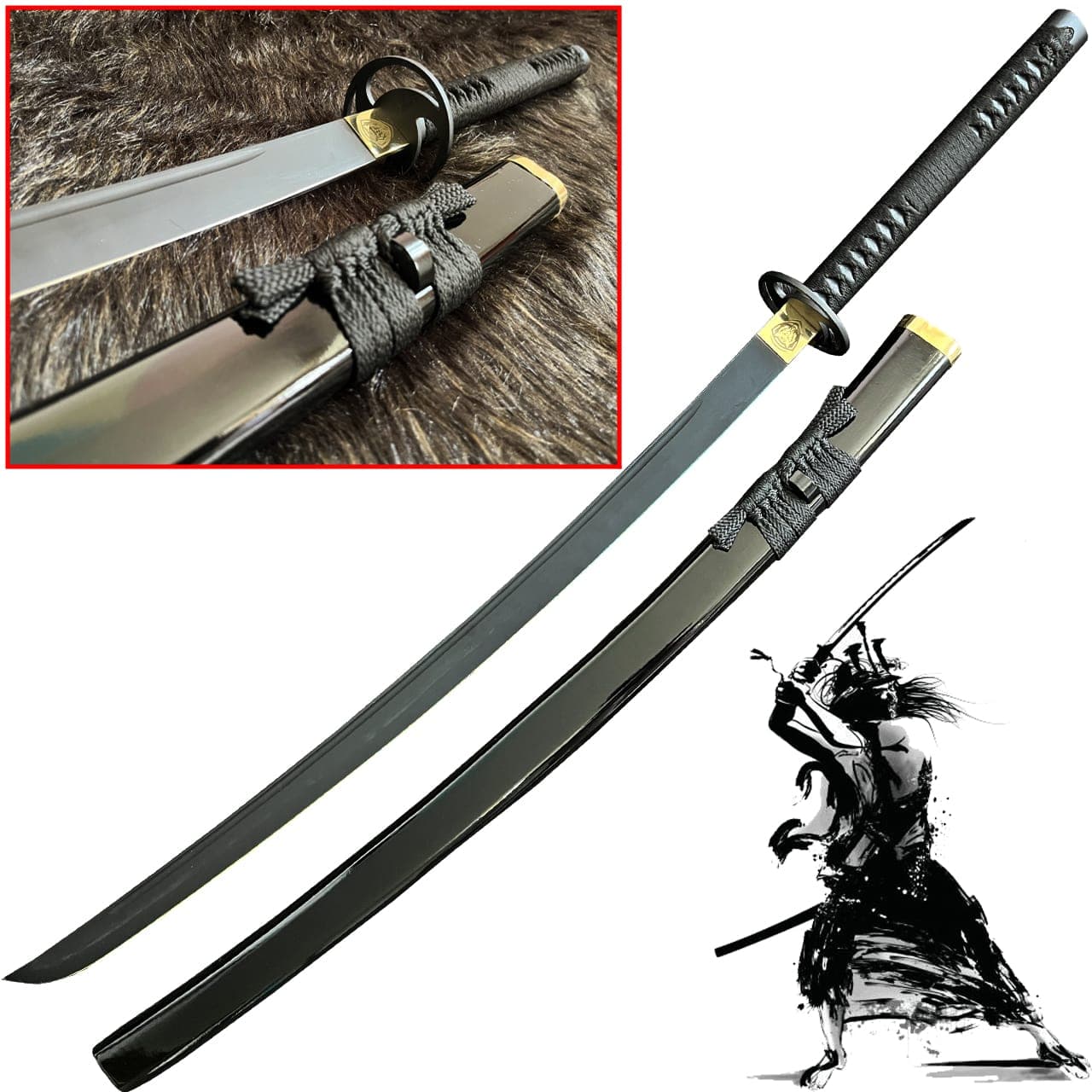 شمشیر رزمی کاتانا Ghost-katana