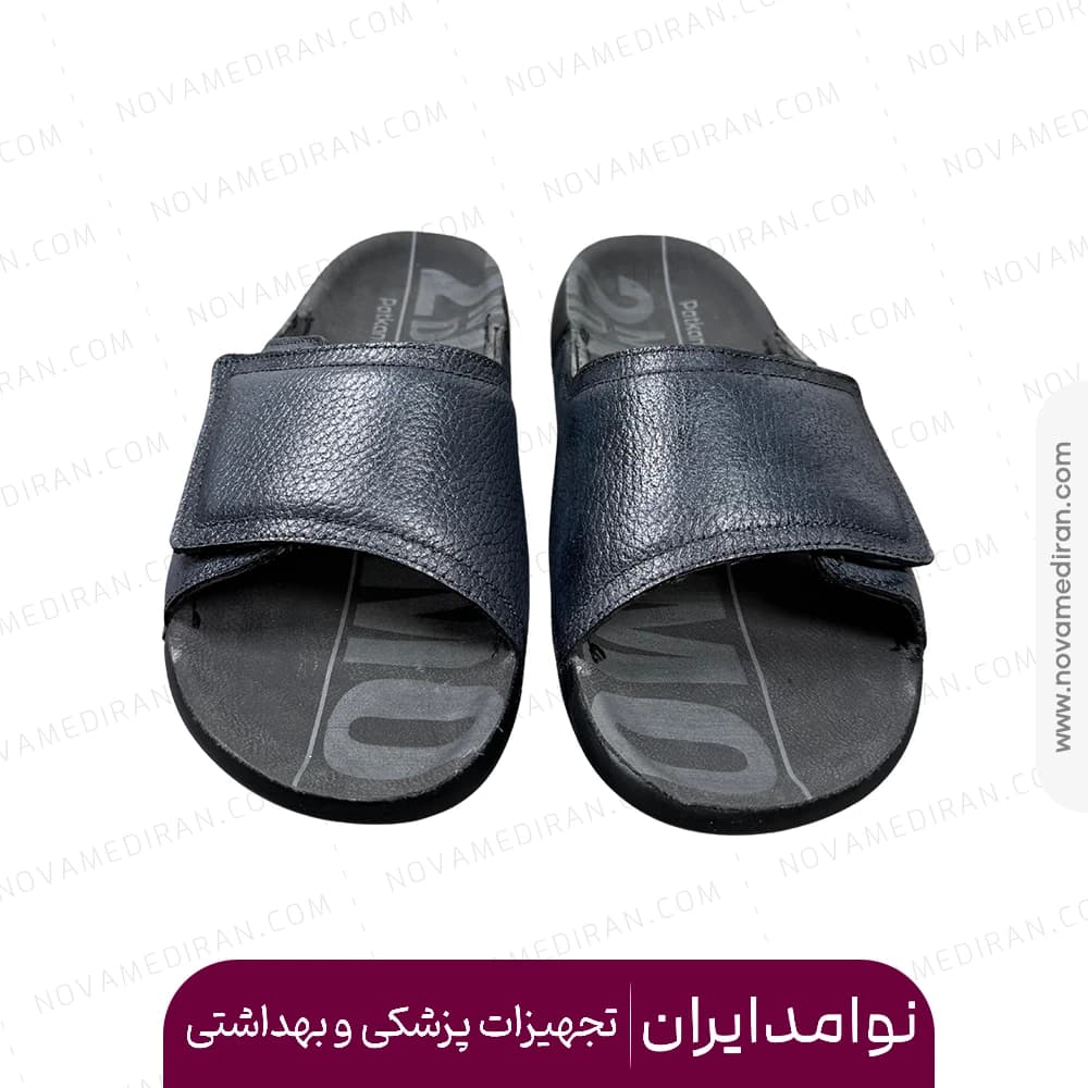 صندل طبی مردانه پاتکان طب کد ۲۷۰ رنگ سورمه ای — تصویر ۴
