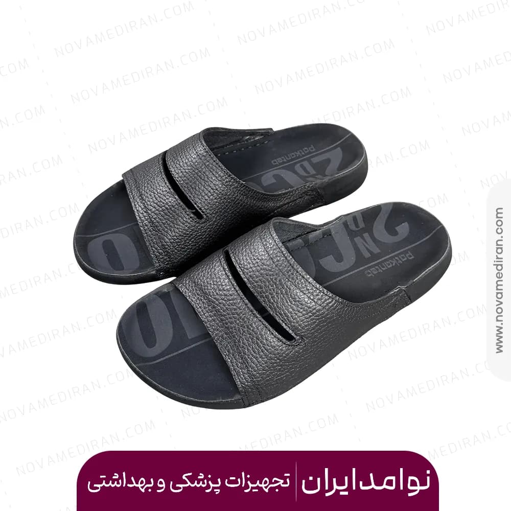 صندل طبی زنانه پاتکان طب مدل ۹۷۷ مشکی — تصویر ۲