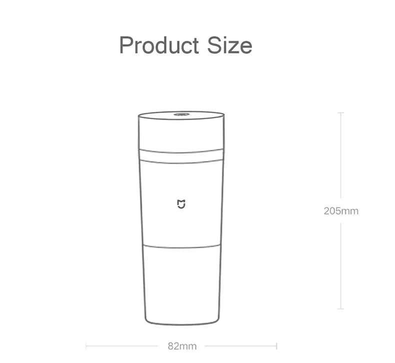 آبمیوه گیری قابل حمل شیائومی (شیکر) Xiaomi Portable Fruit Juicer — تصویر ۵
