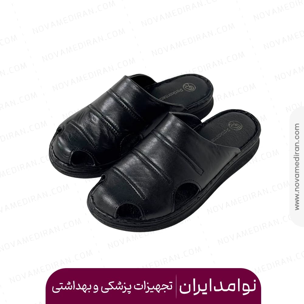 صندل زنانه طبی برند پاتکان طب کد ۹۲۲ رنگ مشکی — تصویر ۲