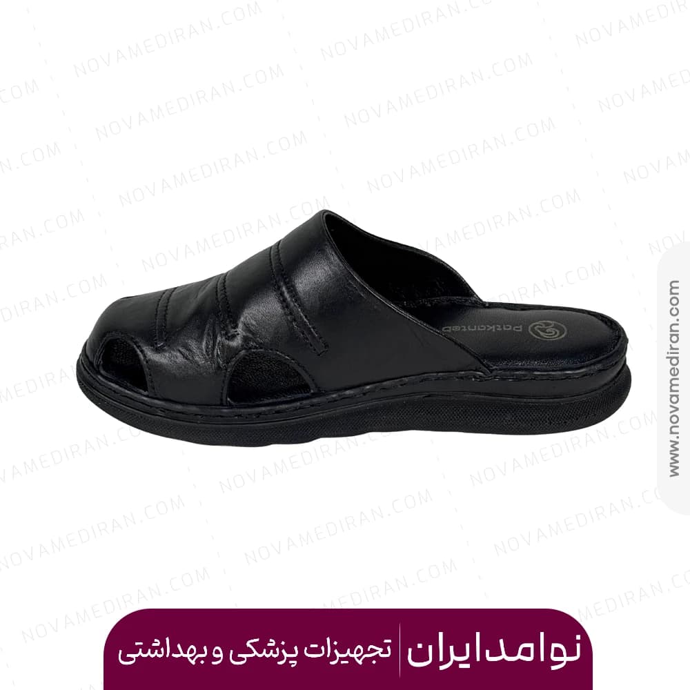 صندل زنانه طبی برند پاتکان طب کد ۹۲۲ رنگ مشکی — تصویر ۴