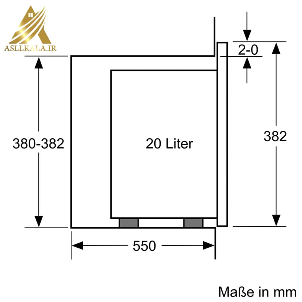 مایکروویو توکار سری 6 مشکی بوش مدل BFL524MB0 — تصویر ۸
