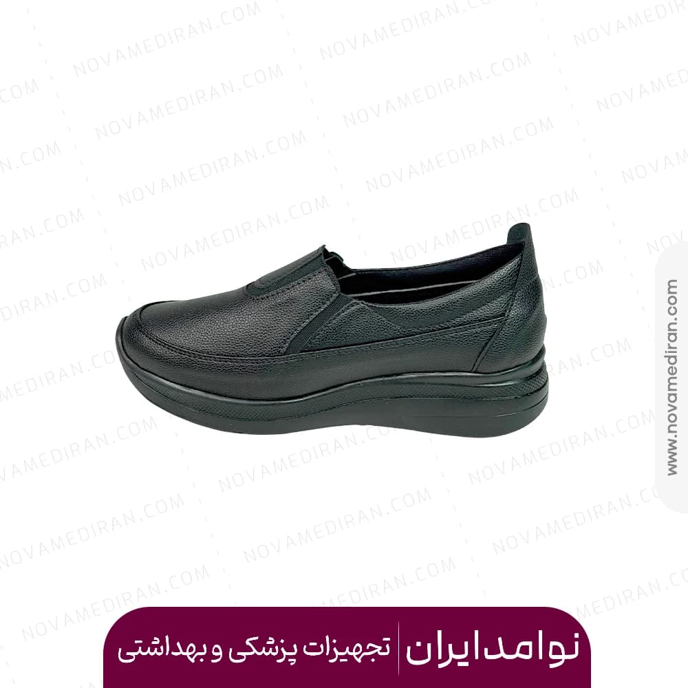 کفش طبی زنانه پاتکان طب کد 815 رنگ مشکی — تصویر ۴