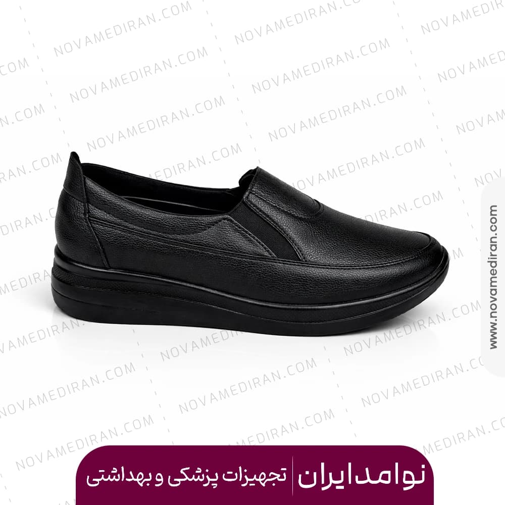 کفش طبی زنانه پاتکان طب کد 815 رنگ مشکی