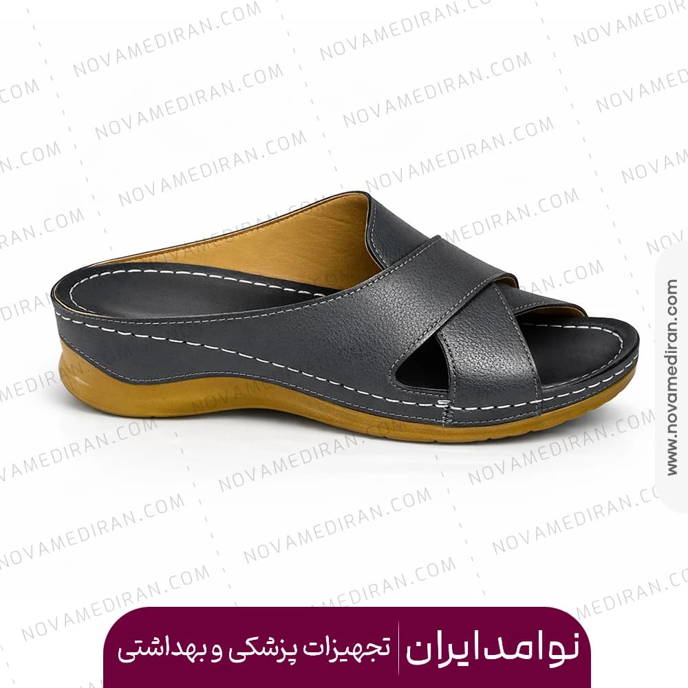 صندل طبی زنانه پاتکان طب کد ۹۱۲ رنگ طوسی
