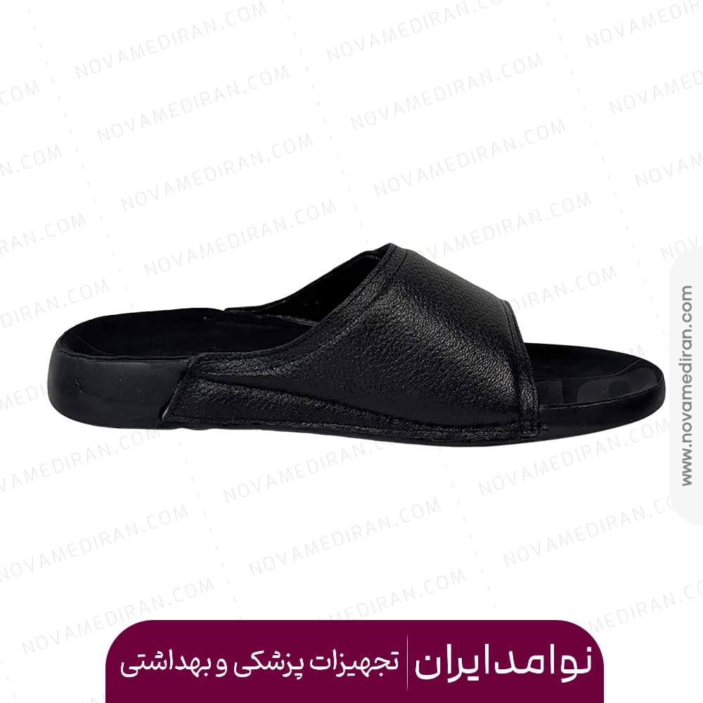 صندل طبی مردانه پاتکان طب کد ۲۷۰ رنگ مشکی — تصویر ۵
