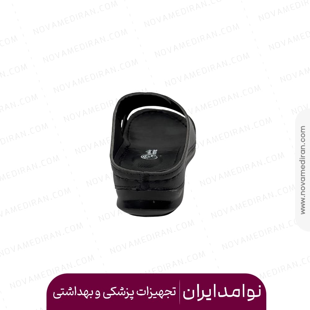 صندل طبی زنانه پاتکان طب کد ۹۱۲ رنگ مشکی — تصویر ۳
