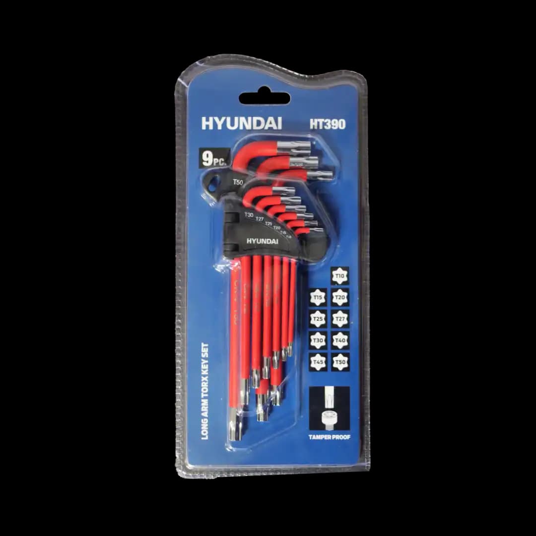 آچار آلن ستاره ای هیوندای مدل HT390 مجموعه 9 عددی — تصویر ۵