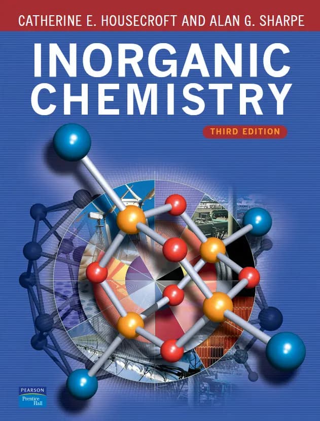کتاب شیمی معدنی، ویرایش سوم (Inorganic Chemistry, Third Edition) نسخه انگلیسی PDF | کاترین ای. هاوسکرافت و آلن جی. شارپ