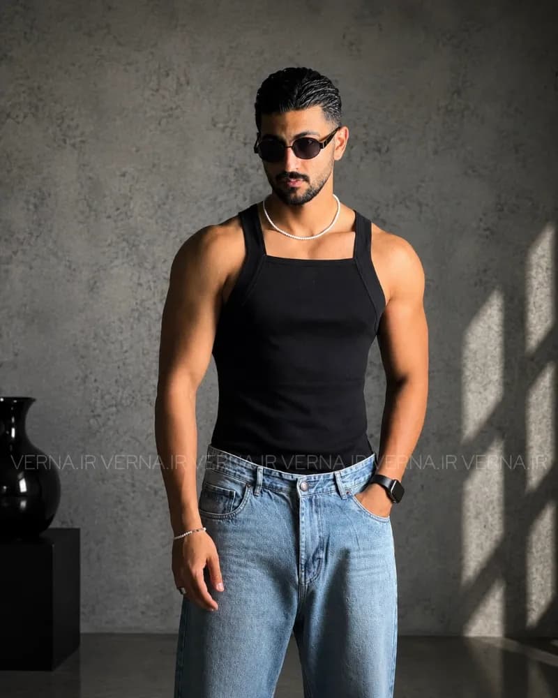 تنگ تاپ مردانه خشتی POLO