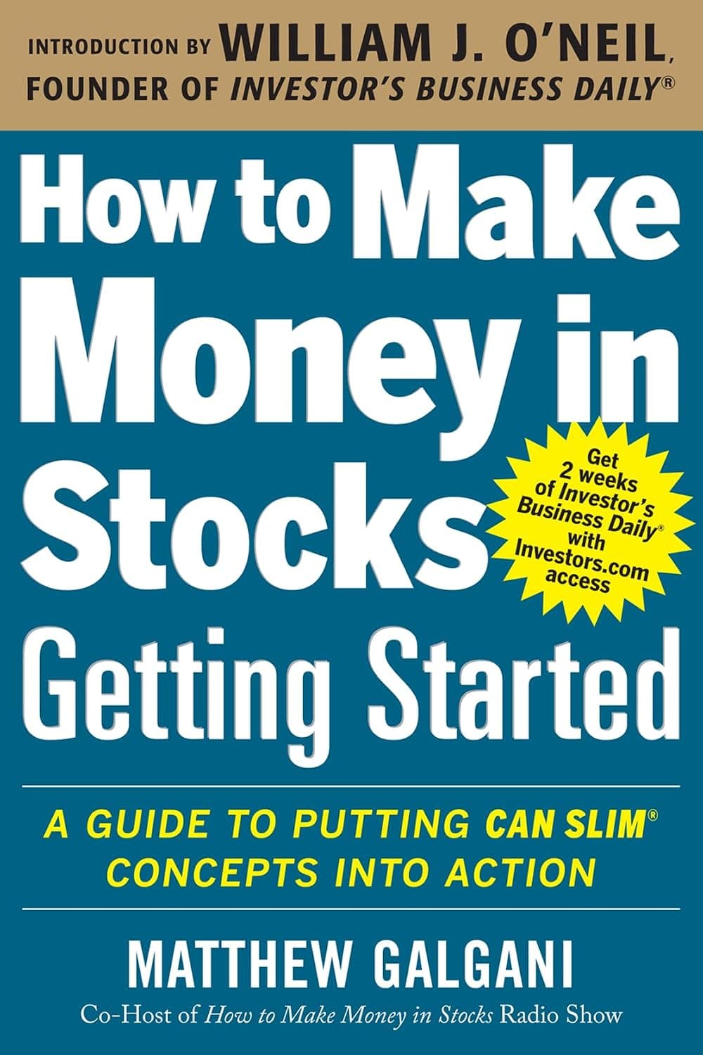 کتاب چگونه در سهام پول دربیاوریم: شروع کار (How to Make Money in Stocks: Getting Started) نسخه انگلیسی PDF | متیو گالگانی
