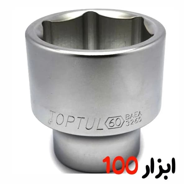بکس 60 تاپ تول(TOPTUL)1 اینچ 6 پر مدل BAEA3260
