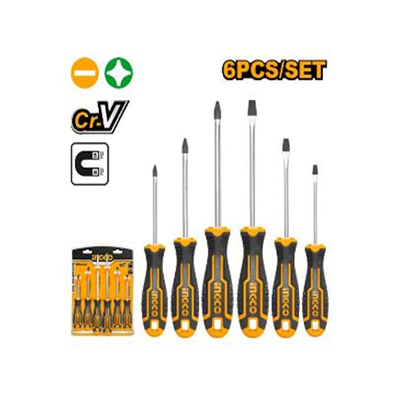 ست پیچگوشتی 6 عددی اینکو مدل HKSD0628 — تصویر ۲