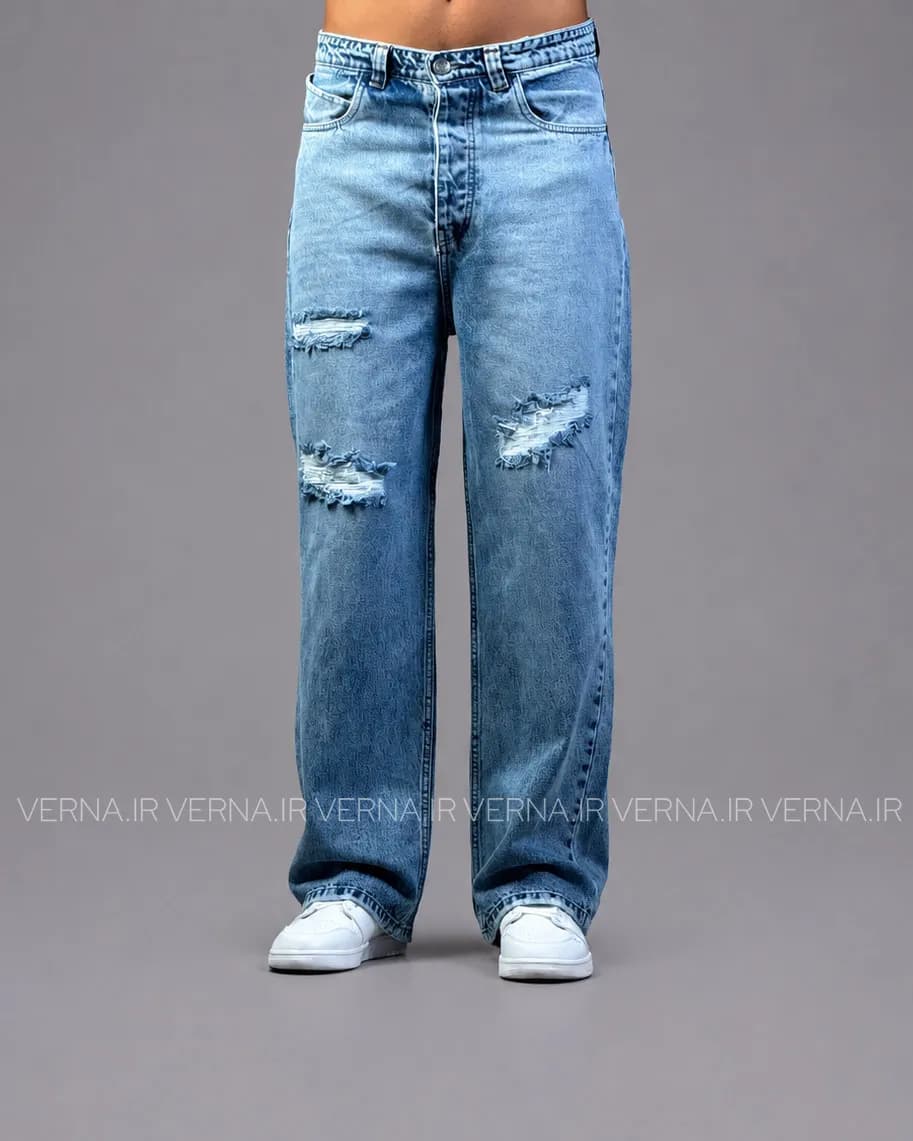 شلوار جین فول بگ مردانه زاپدار YEP 9010/4