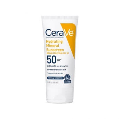 کرم ضد آفتاب مینرال آبرسان SPF50 سراوی — تصویر ۲