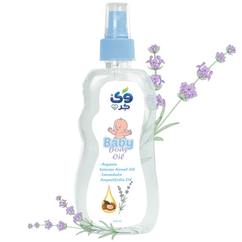 اسپری روغن بچه وی کر مدل روغن آرگان و اسطوخودوس حجم 200 میلی لیتر — تصویر ۲
