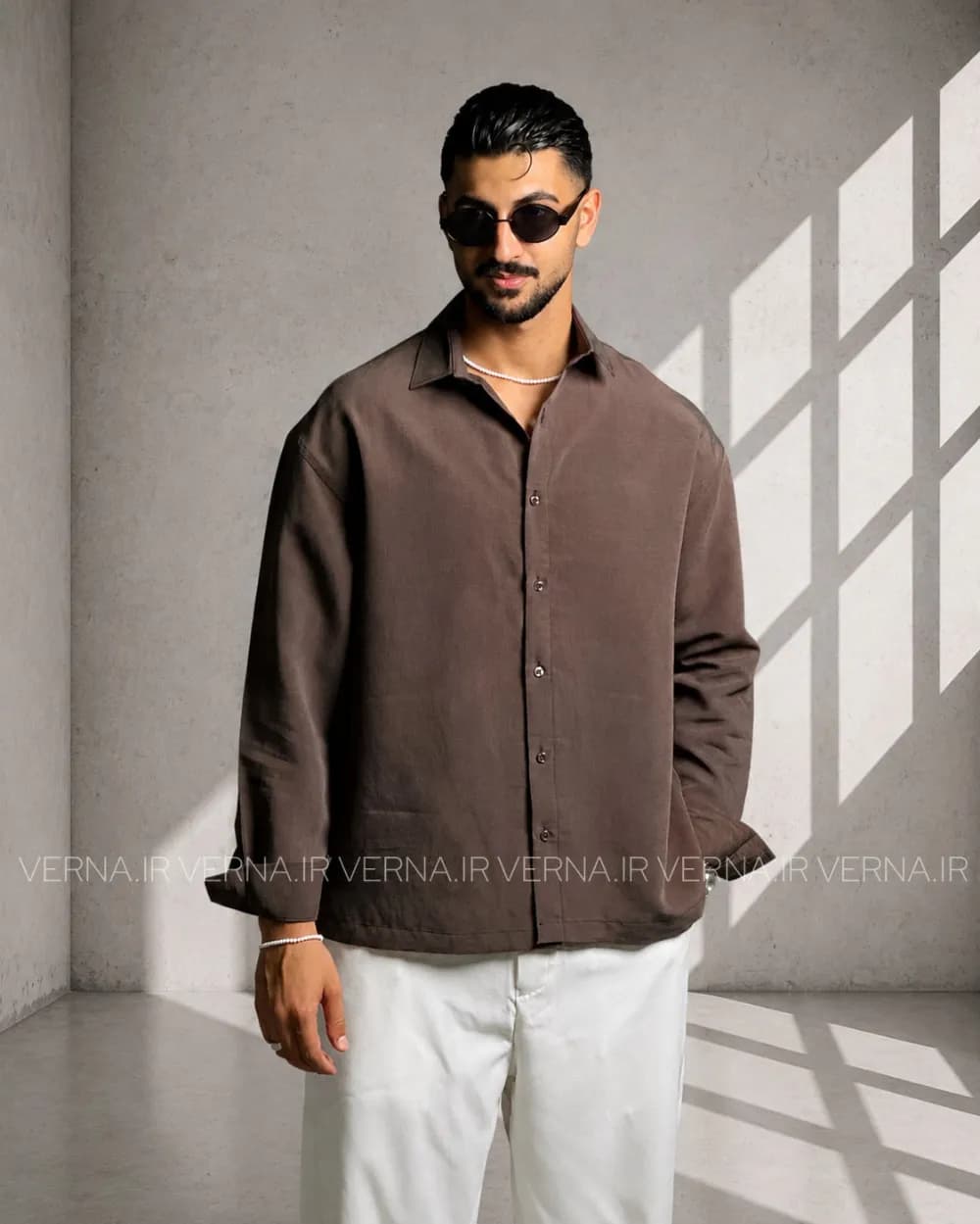 پیراهن مردانه لایوسل طرح دار MARANTA