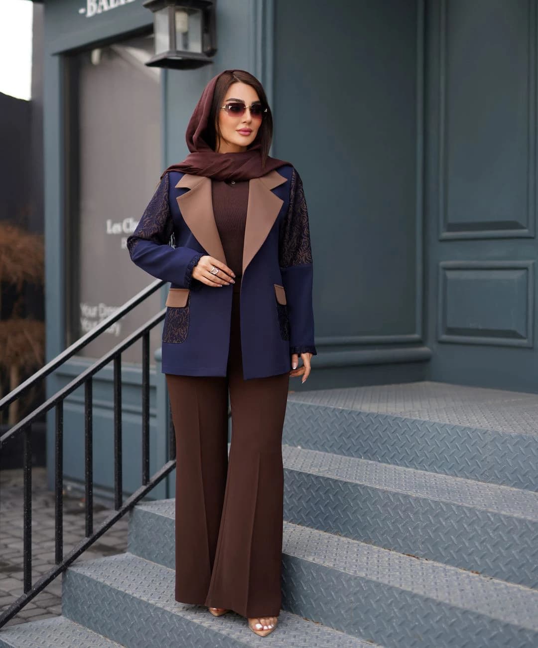 کت خرجکار گیپور یقه انگلیسی مازراتی مدل مهدین |کد:1111 — تصویر ۵