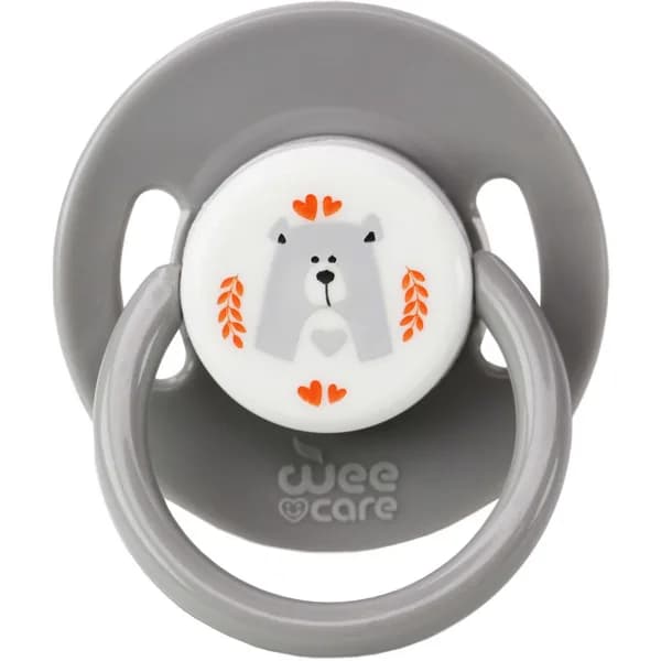 پستانک سرگرد وی کر Wee Care مدل گیلاسی دربدار سایز 0 تا 6 ماه کدP101