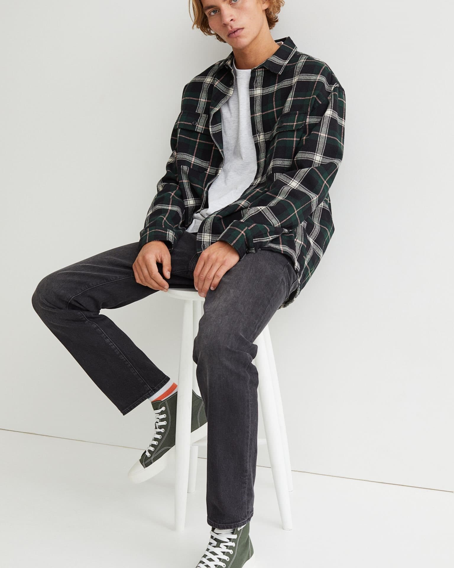 شلوار جین مردانه رگولار فیت برند اچ اند ام H&M — تصویر ۴