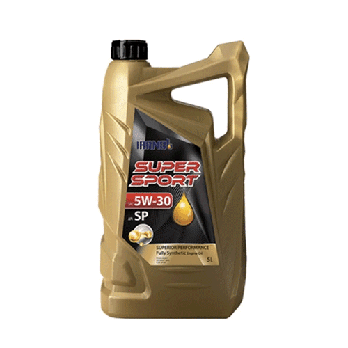 روغن موتور ایرانول مدل سوپر اسپرت SP 5W-30 حجم 5 لیتر